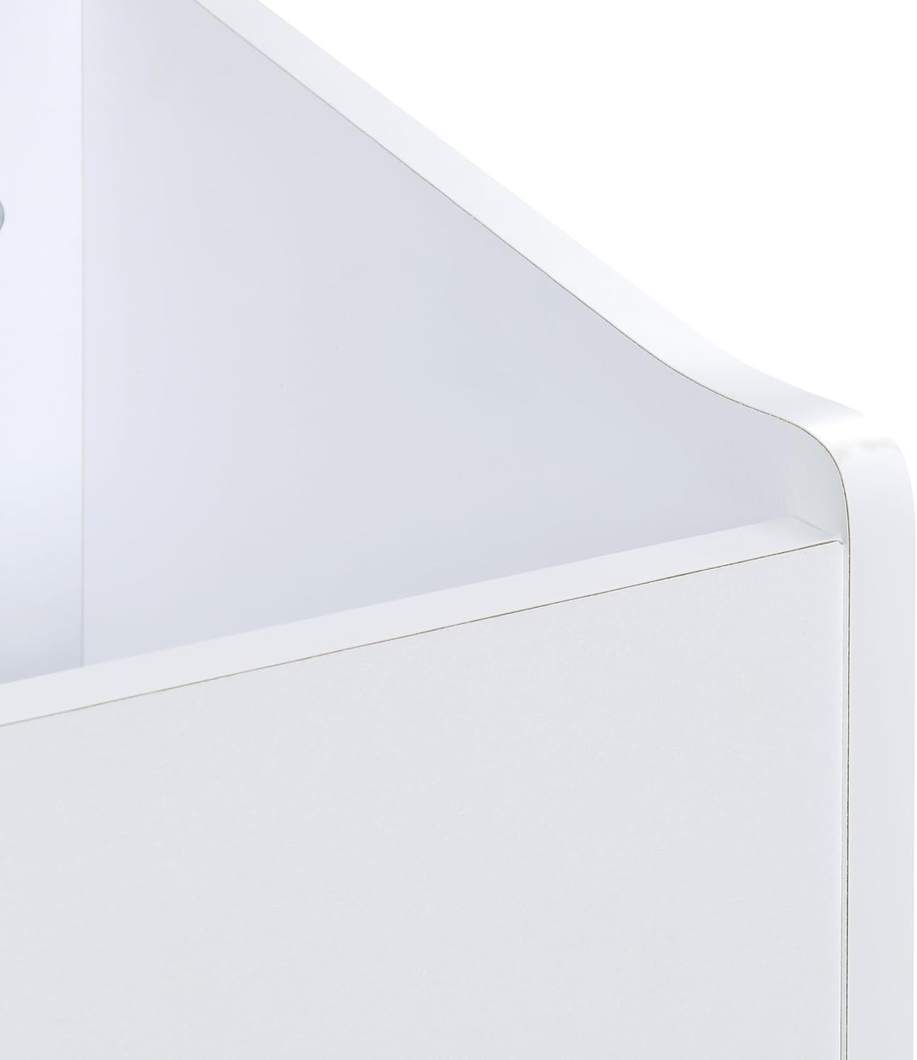 240 Vinyl Record Storage Rack for Albums, Magazine Display, Book and Files Organizer (White)