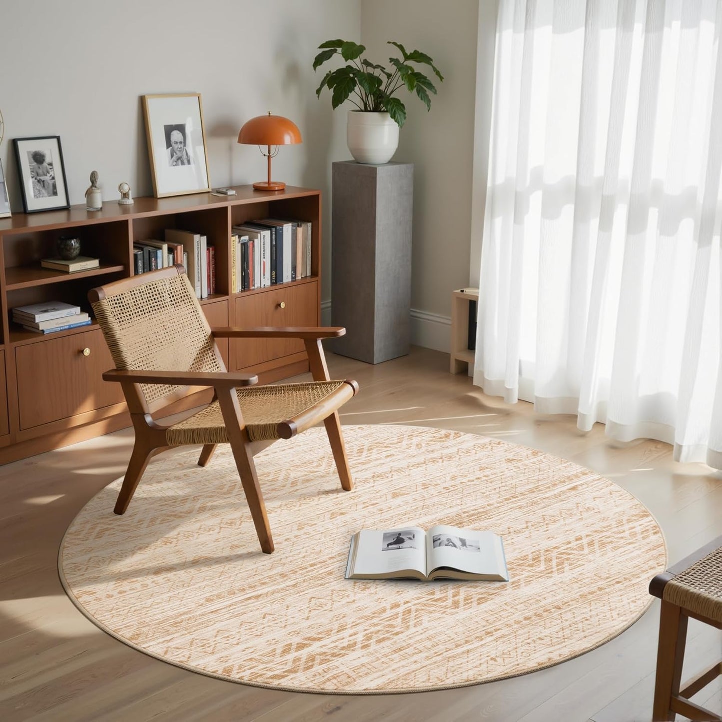 10x14 Area Rug for Living Room Moroccan Washable Rugs Non Slip Indoor Floor Carpet Foldable Large Soft Area Rug for Dining Room Bedroom with Low Pile(Grey,10'x14')