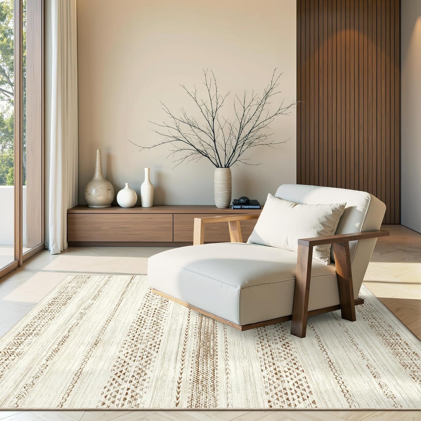 10x14 Area Rug for Living Room Moroccan Washable Rugs Non Slip Indoor Floor Carpet Foldable Large Soft Area Rug for Dining Room Bedroom with Low Pile(Grey,10'x14')